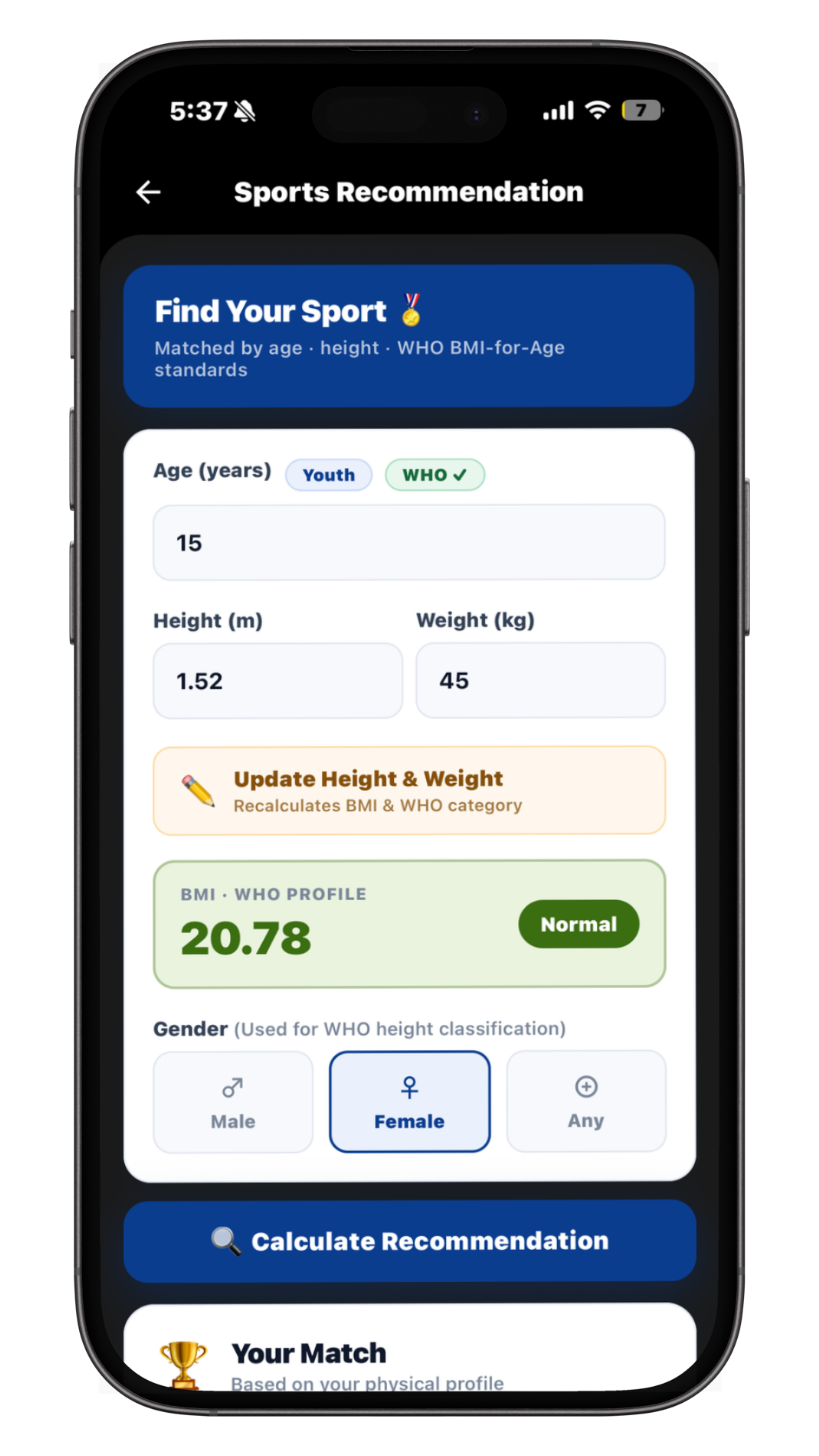 School ERP Mobile App Screen 2
