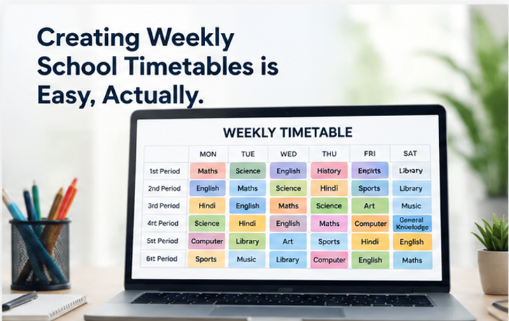 Creating Weekly School Timetables with AI