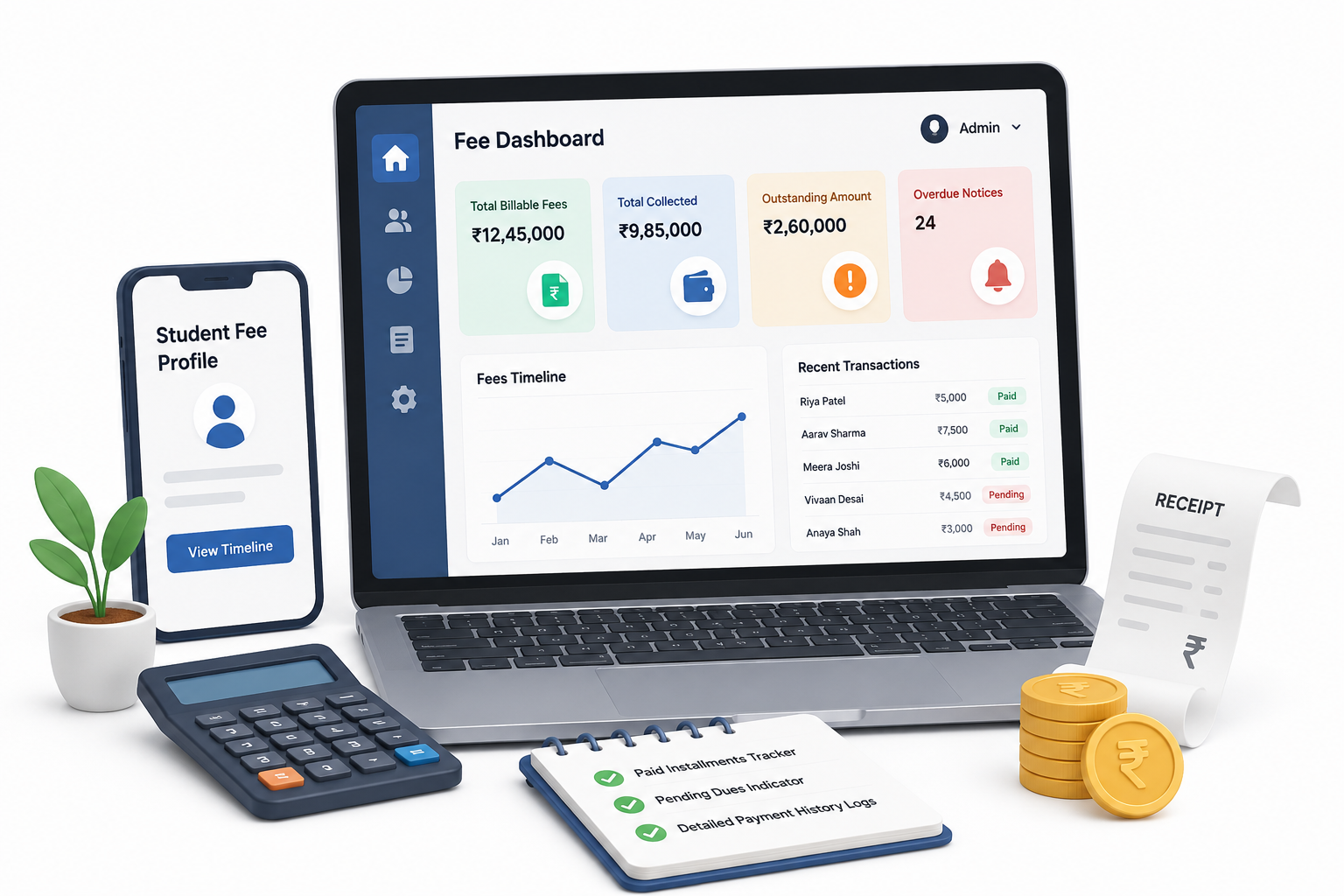 Fee Dashboard