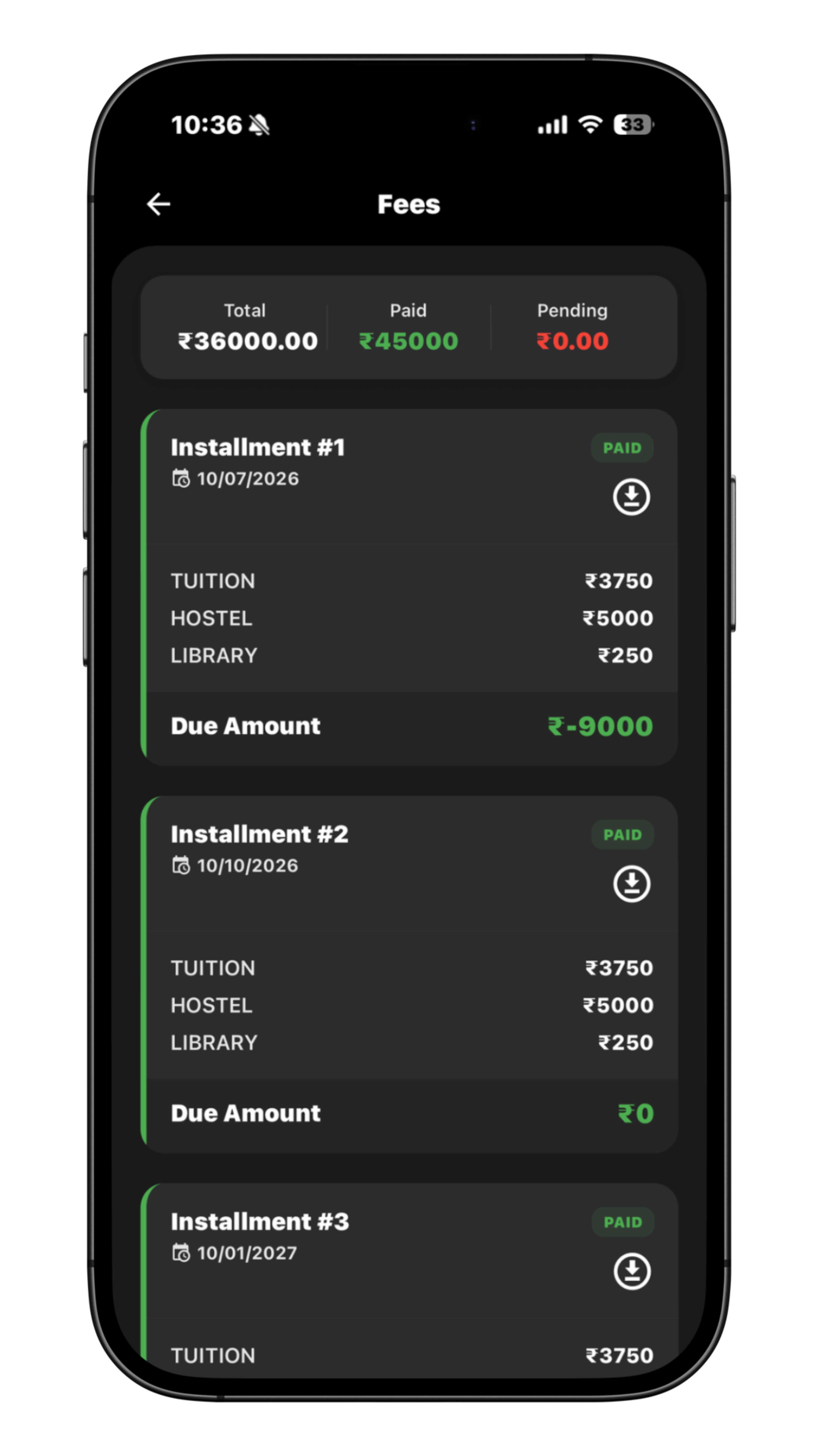 Fees Management
