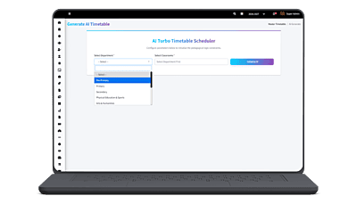 Rann Dass AI Timetable Management System Dashboard
